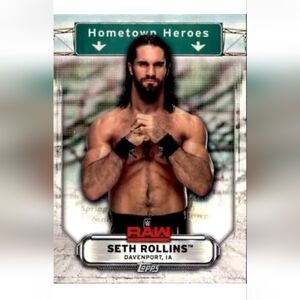 Seth Rollins 🔥 WWE Wrestling Trading Card 🏆 WWE Champion 🔥 The Shield